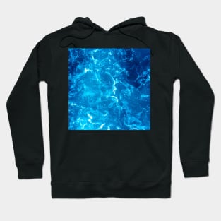 Crystal Clear Aqua Blue Ocean Water Hoodie